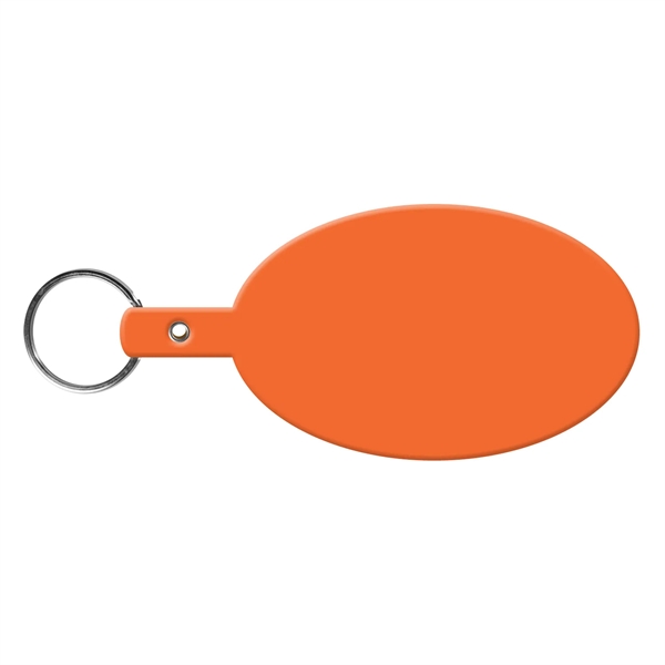 Large flexible oval shaped key tag made in the USA with... from ASI 52840 Evans Manufacturing