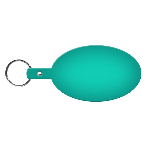 Large flexible oval shaped key tag made in the USA with... from ASI 52840 Evans Manufacturing