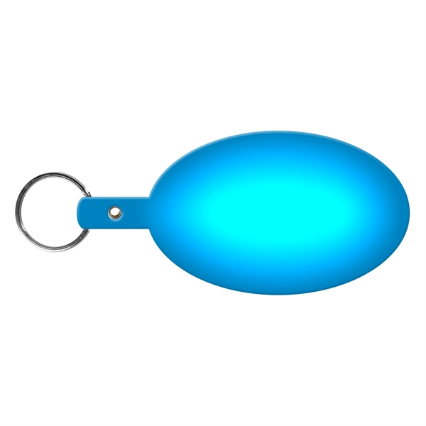 Large flexible oval shaped key tag made in the USA with... from ASI 52840 Evans Manufacturing