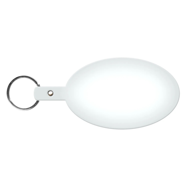 Large flexible oval shaped key tag made in the USA with... from ASI 52840 Evans Manufacturing