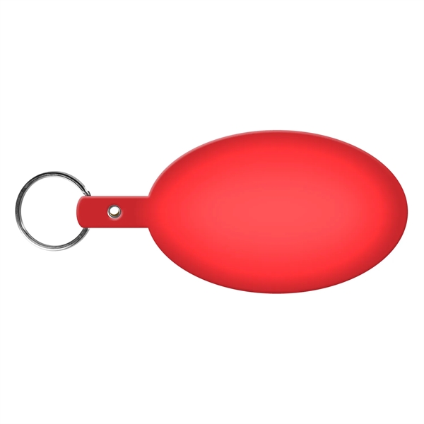Large flexible oval shaped key tag made in the USA with... from ASI 52840 Evans Manufacturing