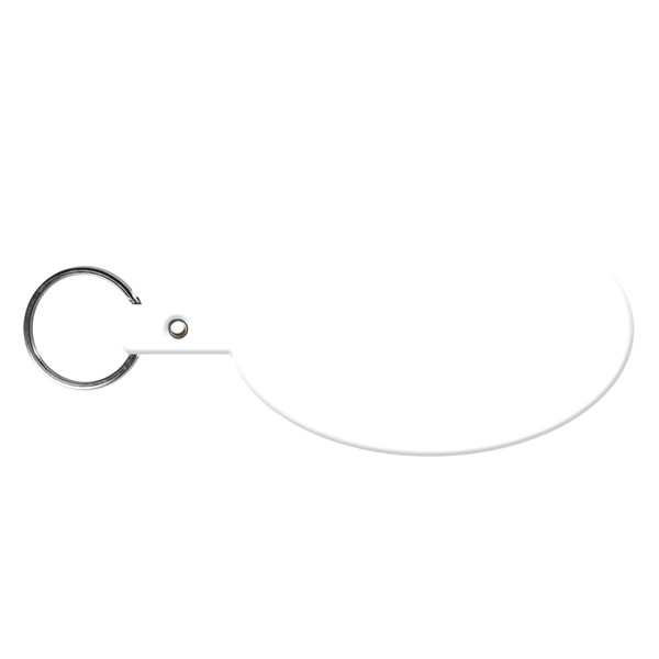 Large flexible oval shaped key tag made in the USA with... from ASI 52840 Evans Manufacturing