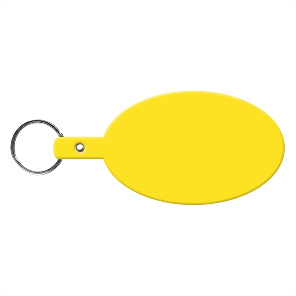 Large flexible oval shaped key tag made in the USA with... from ASI 52840 Evans Manufacturing