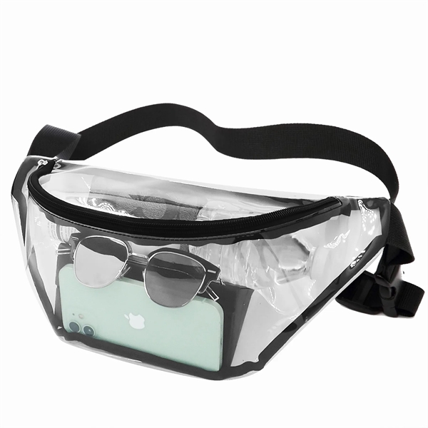Our Vinyl Transparent Single Zip Fanny Pack is sleek, simple and... from ASI 34800 Alstar Creations