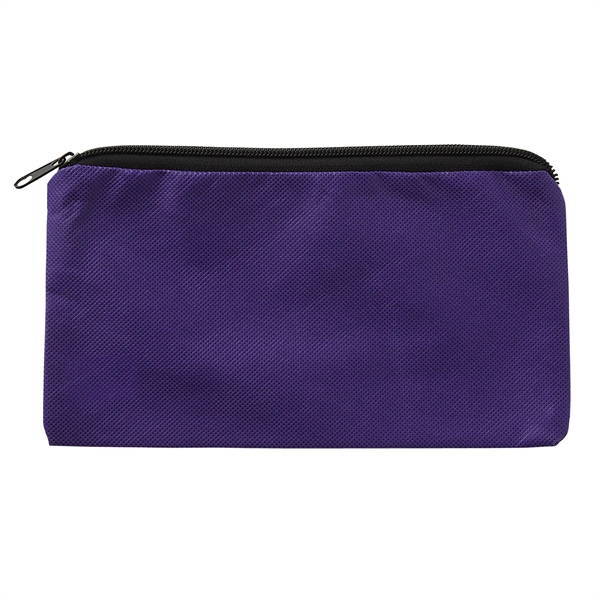 5" x 9" non-woven school pouch with zipper closure.... from ASI 52840 Evans Manufacturing