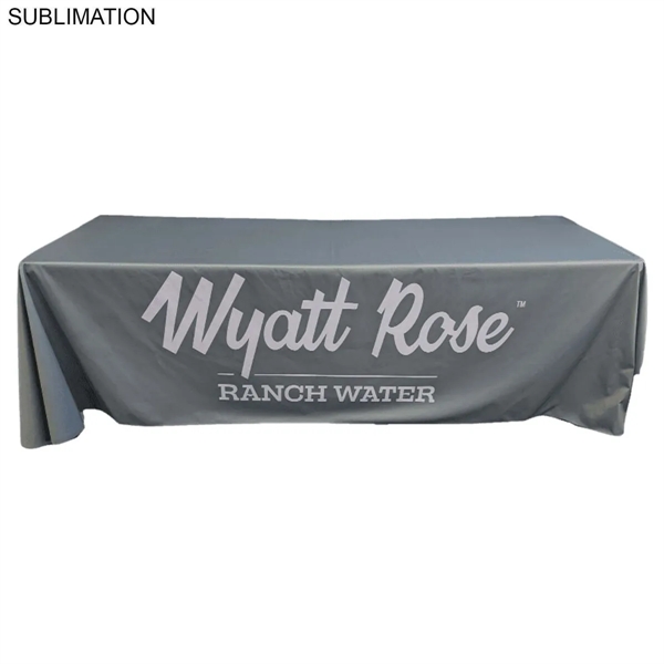 Sublimated PREMIUM Table Cloth for 8' Table, Drape Style, 3 sided,... from ASI 53509 FIEL-Fairdeal Import & Export / FIEL