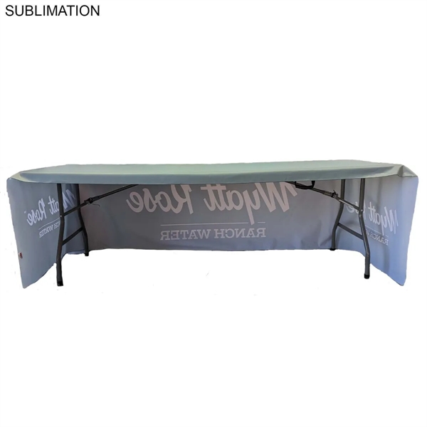 Sublimated PREMIUM Table Cloth for 8' Table, Drape Style, 3 sided,... from ASI 53509 FIEL-Fairdeal Import & Export / FIEL