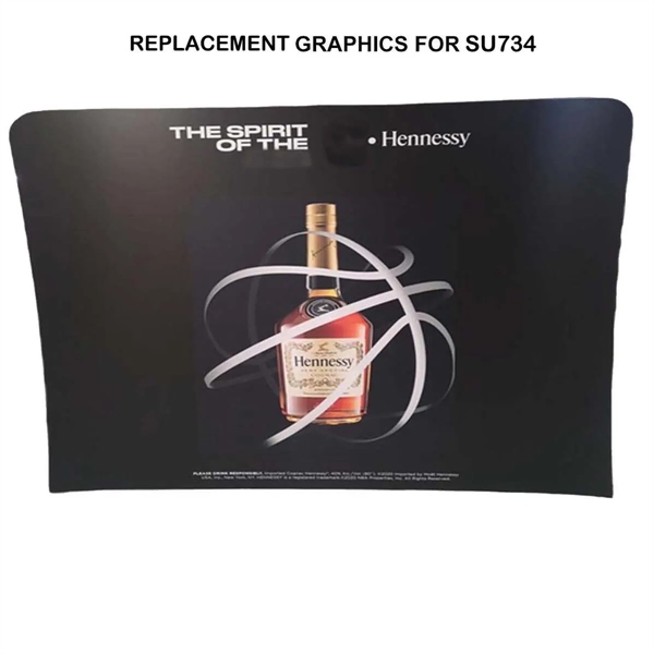 Replacement Full Color Graphics Double Sided for 10'W x 8'H EuroFit... from ASI 53509 FIEL-Fairdeal Import & Export / FIEL