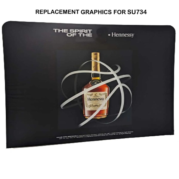Replacement Full Color Graphics Double Sided for 10'W x 8'H EuroFit... from ASI 53509 FIEL-Fairdeal Import & Export / FIEL