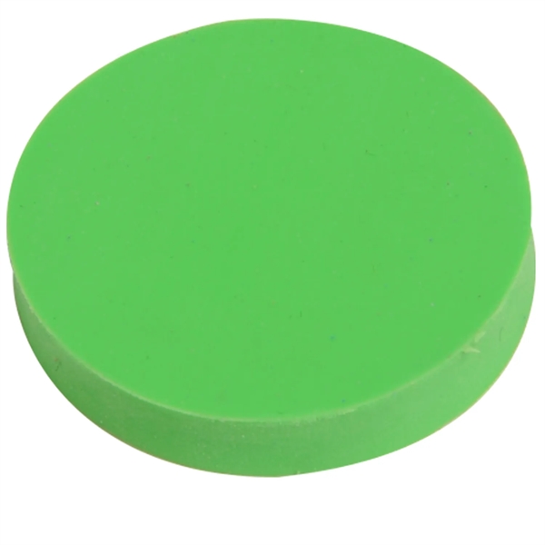 Round pencil eraser made of rubber; measures 1 1/2" x 1/4".... from ASI 52840 Evans Manufacturing