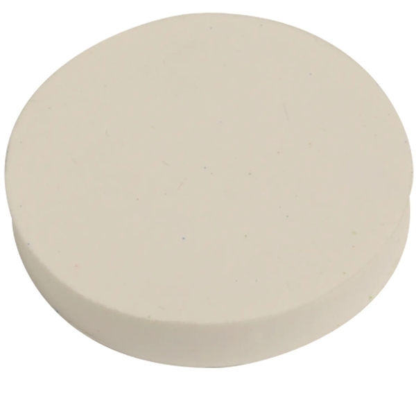 Round pencil eraser made of rubber; measures 1 1/2" x 1/4".... from ASI 52840 Evans Manufacturing