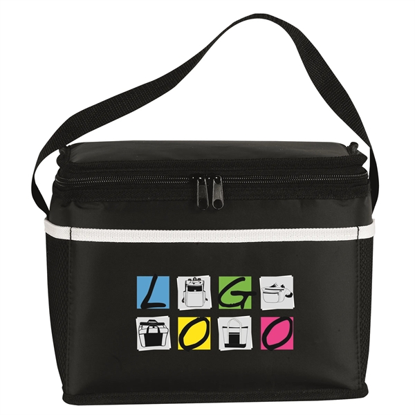 8-Pack highlight cooler made of 70D nylon. Insulated with heat-sealed PEVA... from ASI 46420 Continental Mkting Svc Inc