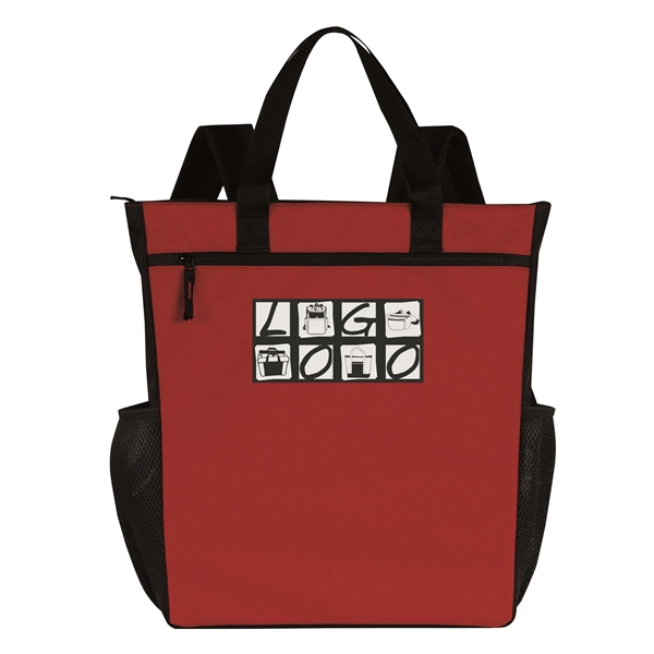 Multi-tote pack made of 300D Poly Ripstop, zippered compartment and pockets.... from ASI 46420 Continental Mkting Svc Inc