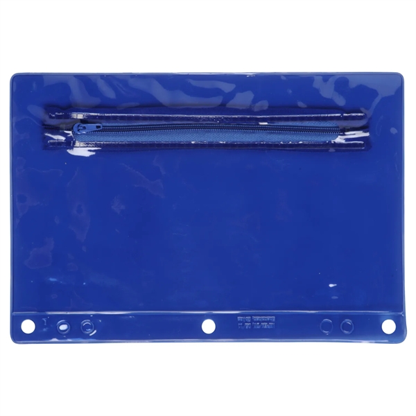 Translucent school pencil pouch clear front, 6 1/2" x 9 1/4".... from ASI 52840 Evans Manufacturing