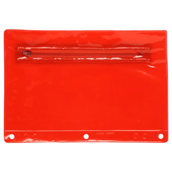 Translucent school pencil pouch clear front, 6 1/2" x 9 1/4".... from ASI 52840 Evans Manufacturing