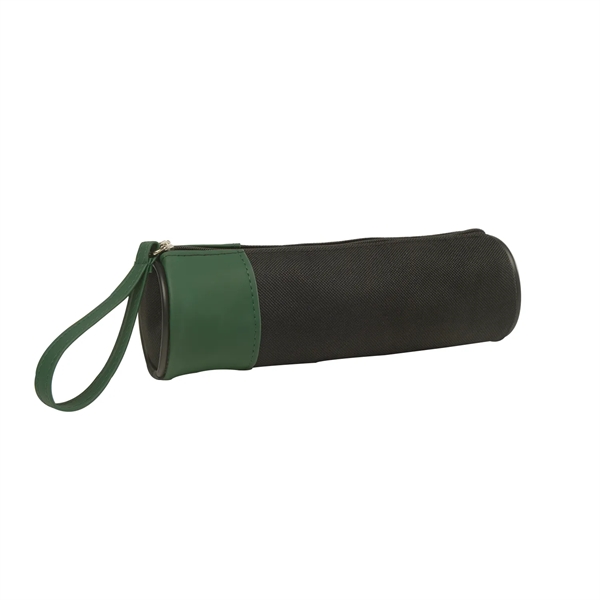 Polyester pencil case with zippered main compartment and wrist strap. ... from ASI 52840 Evans Manufacturing