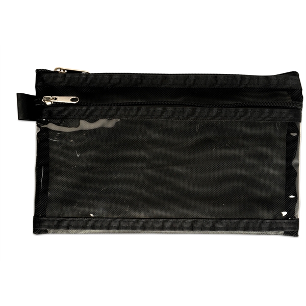 CPSIA compliant twin pocket school supply pencil pouch.... from ASI 52840 Evans Manufacturing