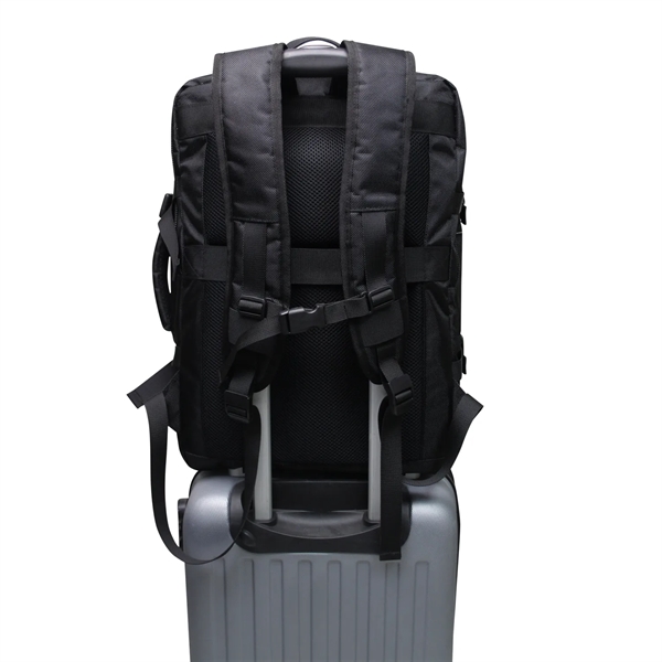 Travel Backpack, 3 organizational compartments, smaller pocket for assessories cables, etc,... from ASI 79384 Preferred Nation Inc