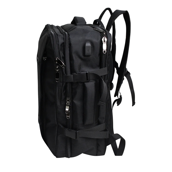 Travel Backpack, 3 organizational compartments, smaller pocket for assessories cables, etc,... from ASI 79384 Preferred Nation Inc