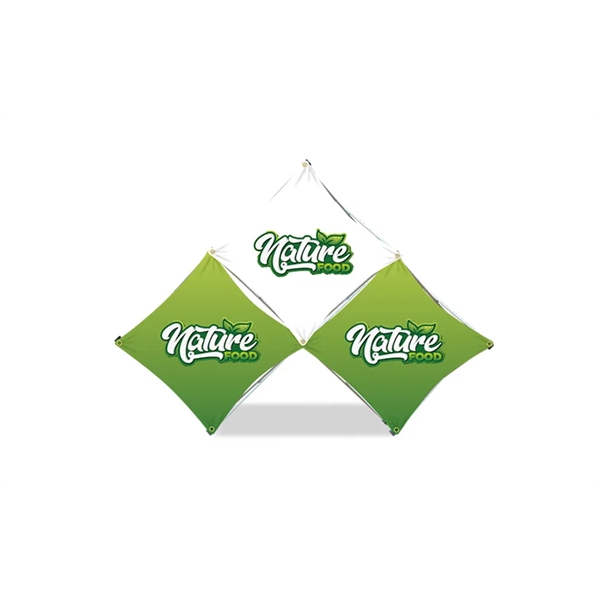 41" x 31" Pyramid Table-Top Grid Banner w/full color imprint, aluminum... from ASI 49891 Discount Marketing Products / DMP