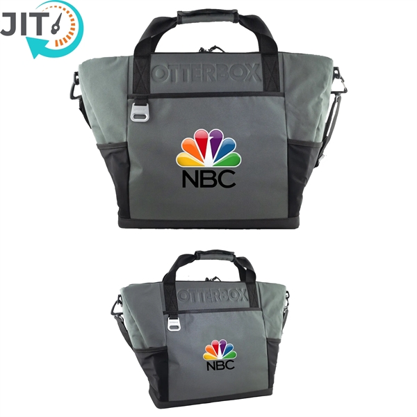 Cooler bag with insulation, shoulder strap, handles, pockets, and food-grade liner.... from ASI 57653 Gold Bond