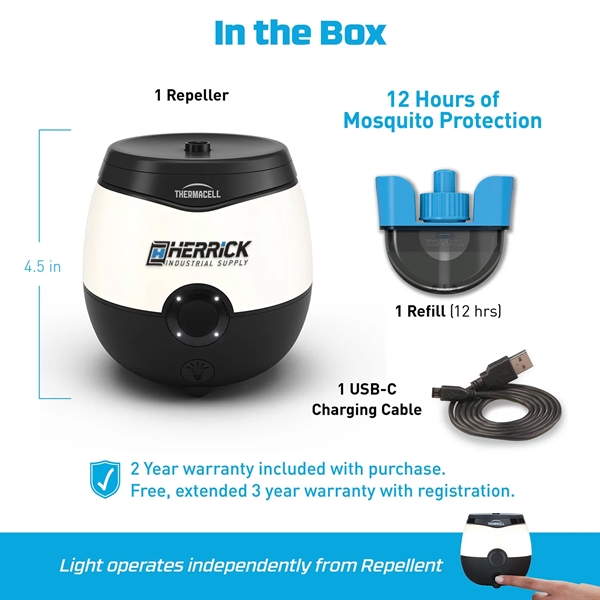 Thermacell Mosquito Repeller that provides a 20-foot zone of mosquito protection... from ASI 46170 Compass Industries Inc