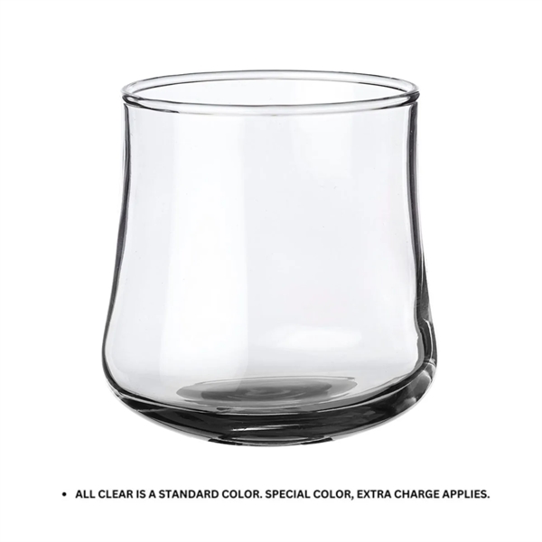 Elegant stemless rose bud glasses, 11 oz. plus 1 color silkscreen... from ASI 37218 Athena Promo (tm)
