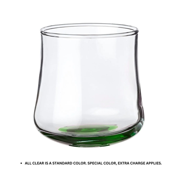 Elegant stemless rose bud glasses, 11 oz. plus 1 color silkscreen... from ASI 37218 Athena Promo (tm)