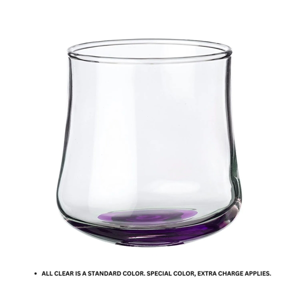 Elegant stemless rose bud glasses, 11 oz. plus 1 color silkscreen... from ASI 37218 Athena Promo (tm)