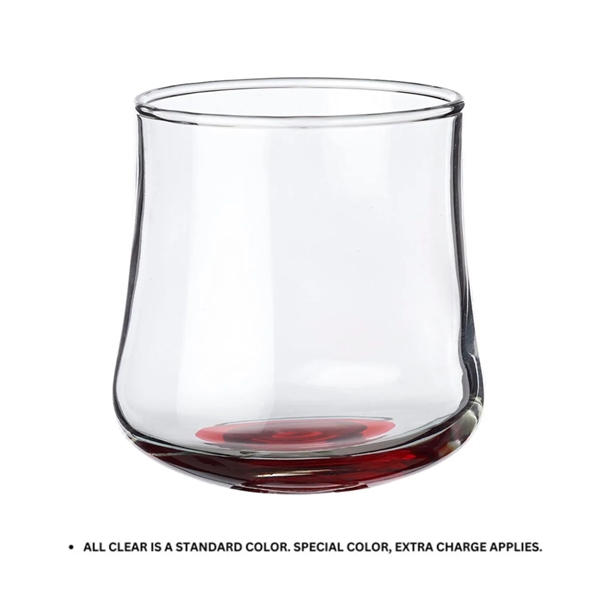 Elegant stemless rose bud glasses, 11 oz. plus 1 color silkscreen... from ASI 37218 Athena Promo (tm)