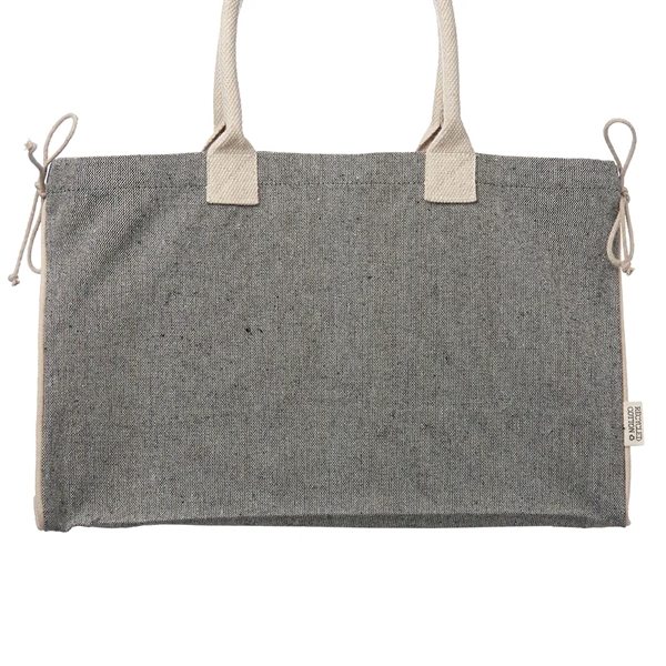 Recycled cotton canvas tote bag with padded handles.... from ASI 39552 BEL Promo