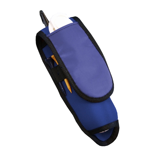 Golf ball caddy tool made from neoprene-like material.  Ball sleeve... from ASI 52840 Evans Manufacturing