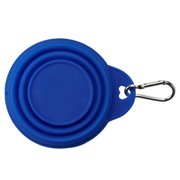 8 oz Silicone Collapsible Pet Bowl collapses for easy storage and... from ASI 52840 Evans Manufacturing