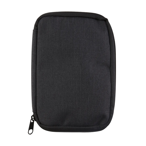 PVC tech organizer with two-way zipper closure, multiple mesh pockets and... from ASI 52840 Evans Manufacturing