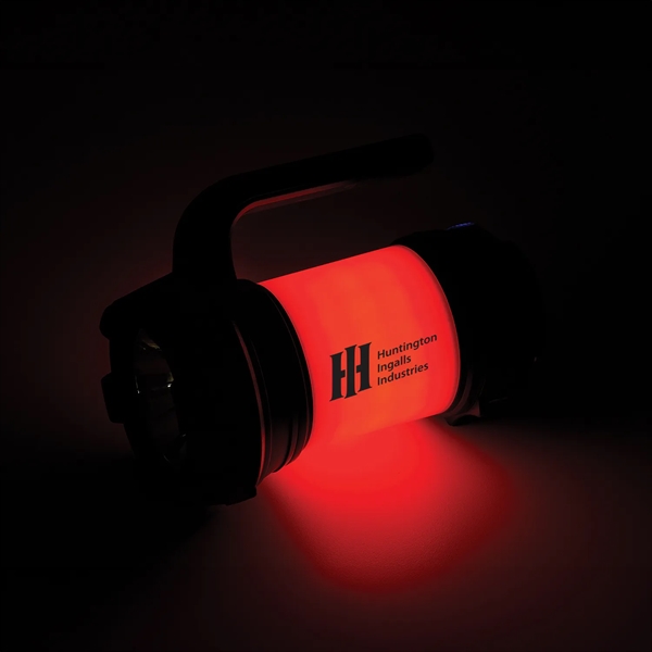 A heavy-duty, yet compact rechargeable flashlight that can also be used... from ASI 46170 Compass Industries Inc