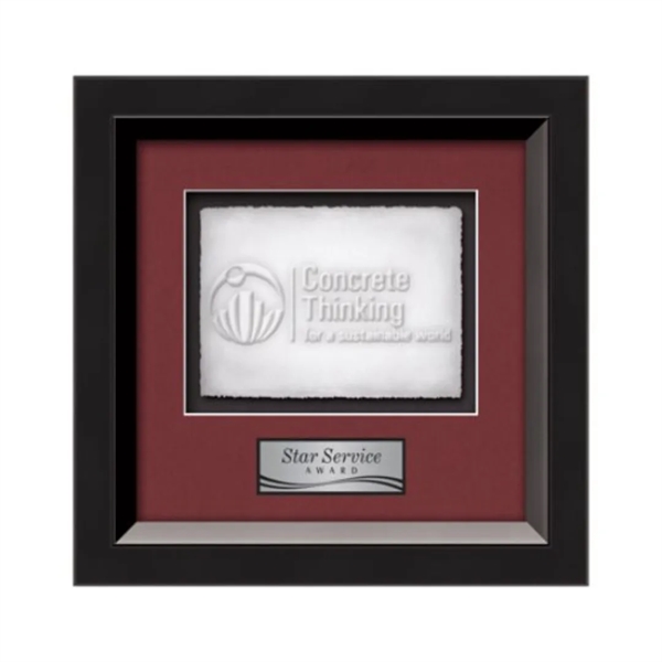 The Omni Cast Paper Framed Award capitalizes on the organic, delicate... from ASI 84592 St Regis Group