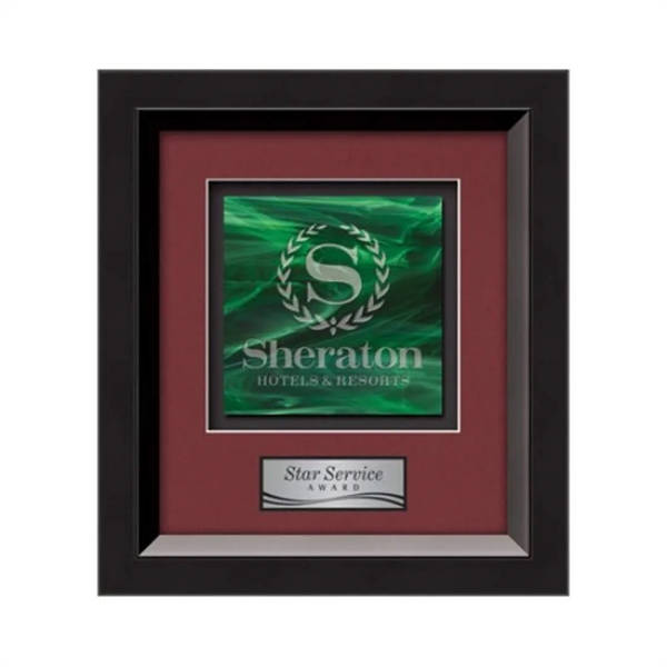 These Stained Glass Framed Awards are inspired by the spectral light... from ASI 84592 St Regis Group / St Regis Crystal