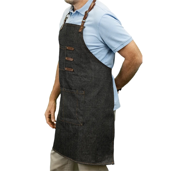 artisan craft apron, heavy 12.6 oz. 100% cotton denim apron.... from ASI 36558 Aprons, Etc.