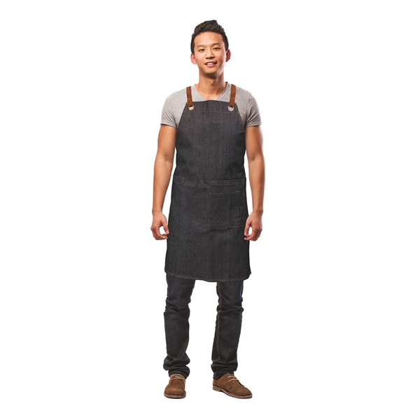 Artisan denim apron with grommets. The neck and waist adjustments, towel... from ASI 36558 Aprons, Etc.