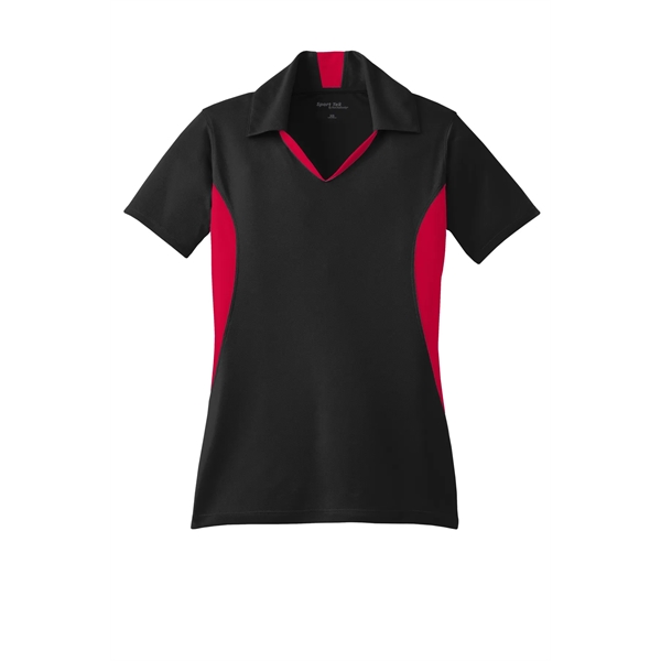 Sport-Tek Ladies Side Blocked Micropique Sport-Wick Polo.... from ASI 84863 SanMar