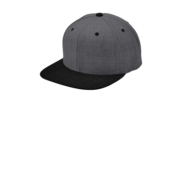Sport-Tek Yupoong Flat Bill Snapback Cap.... from ASI 84863 SanMar