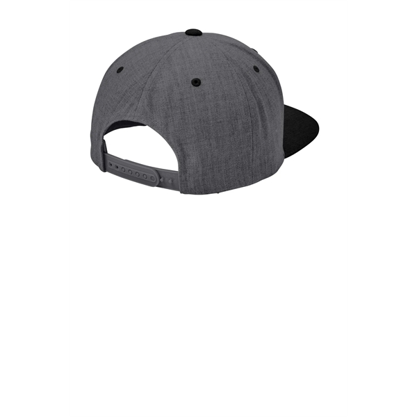 Sport-Tek Yupoong Flat Bill Snapback Cap.... from ASI 84863 SanMar