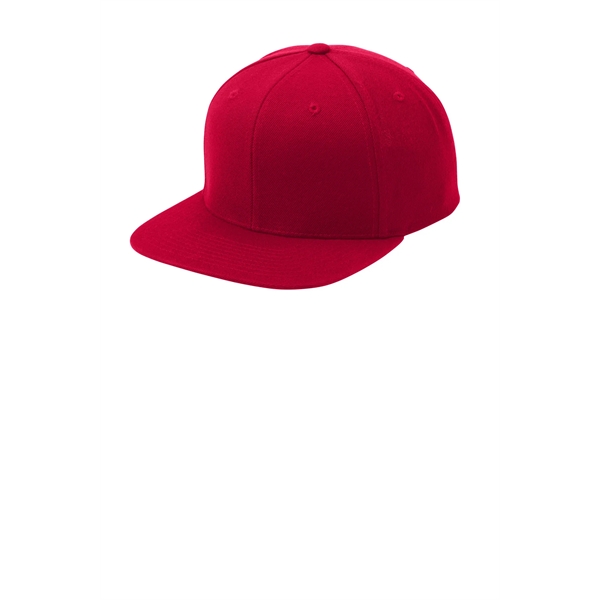 Sport-Tek Yupoong Flat Bill Snapback Cap.... from ASI 84863 SanMar