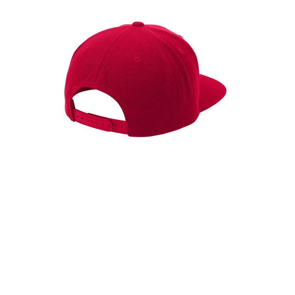 Sport-Tek Yupoong Flat Bill Snapback Cap.... from ASI 84863 SanMar