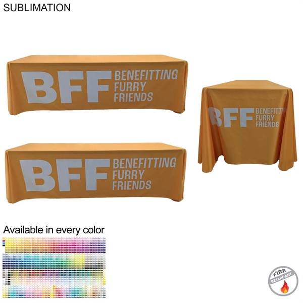 Sublimated PREMIUM Table Cloth for 8' table, Drape style, 4 sided,... from ASI 53509 FIEL-Fairdeal Import & Export / FIEL