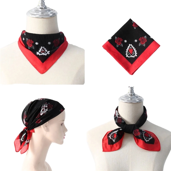 Cotton reusable bandana plus free full color digital imprint on 1... from ASI 37218 Athena Promo (tm)
