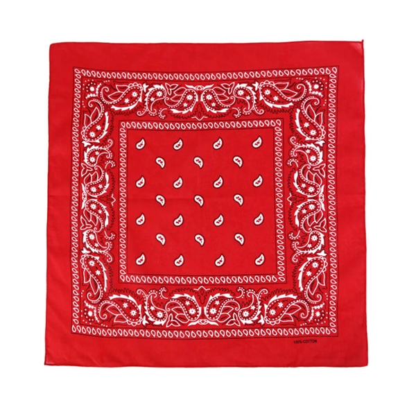 Cotton reusable bandana plus free full color digital imprint on 1... from ASI 37218 Athena Promo (tm)