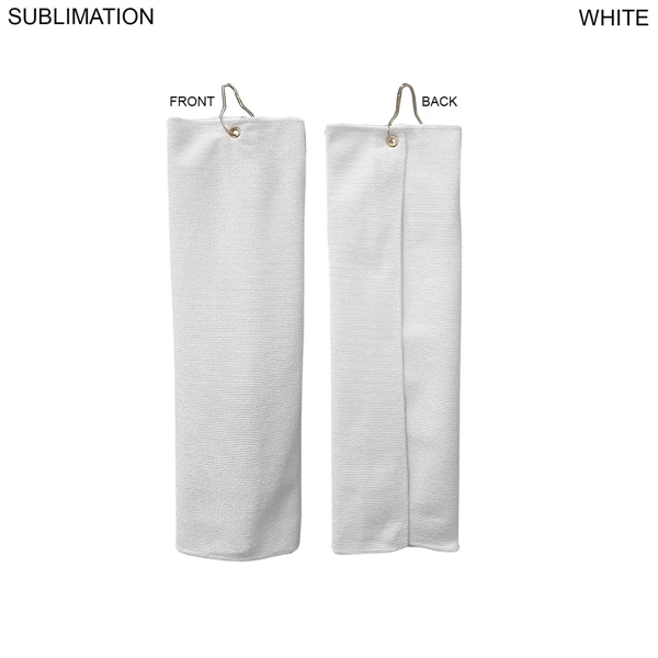 Microfiber Suede Shammy Golf Towel, Finished size 5x18, Trifold Grommet &... from ASI 53509 FIEL-Fairdeal Import & Export / FIEL