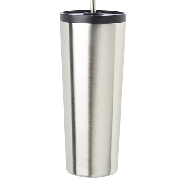 26 oz. vacuum insulated stainless steel tumbler; with straw and lid.... from ASI 39552 BEL Promo