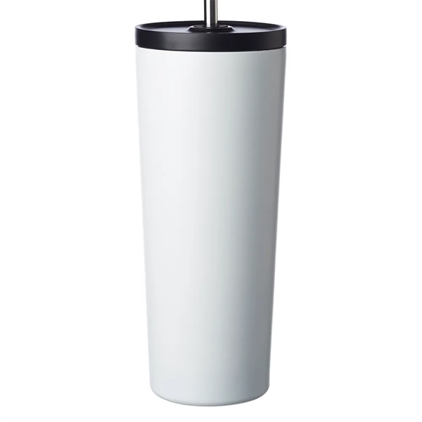 26 oz. vacuum insulated stainless steel tumbler; with straw and lid.... from ASI 39552 BEL Promo